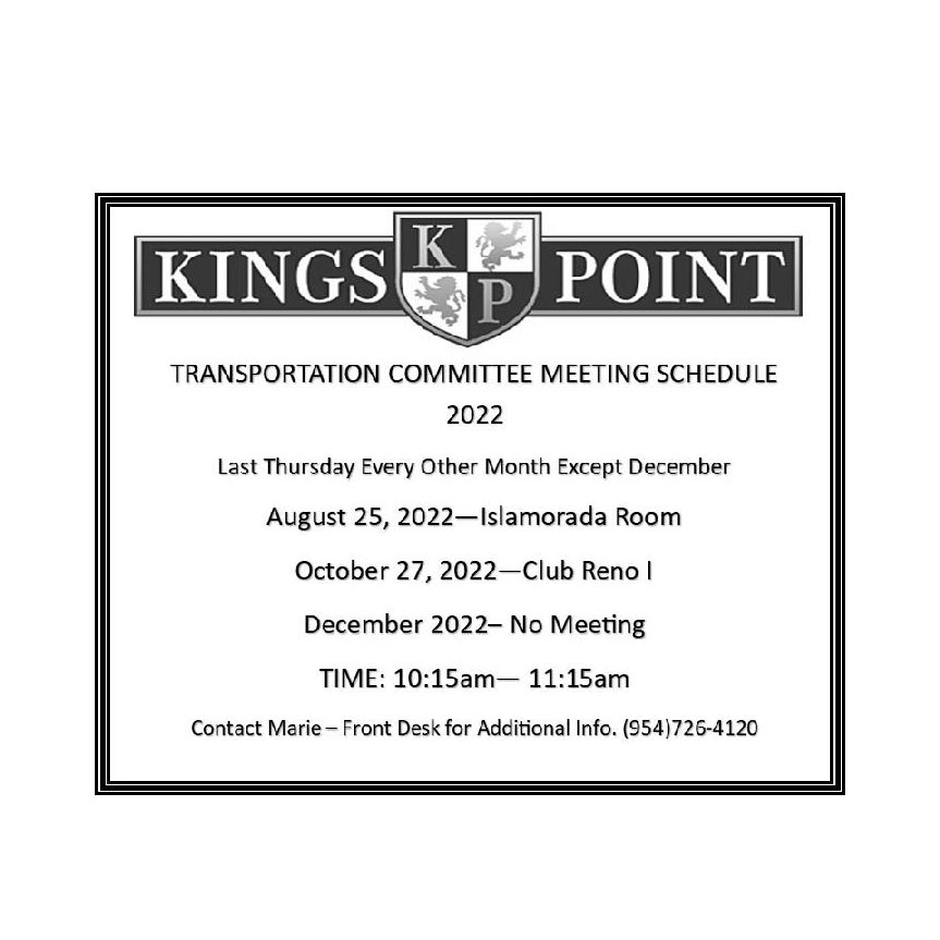 Notices Kings Point in Tamarac